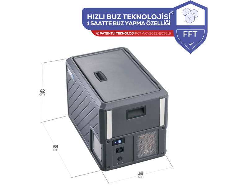 3834 CE / 26 LT Soğutucu Araç Buzdolabı